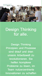Mobile Screenshot of design-thinking.org